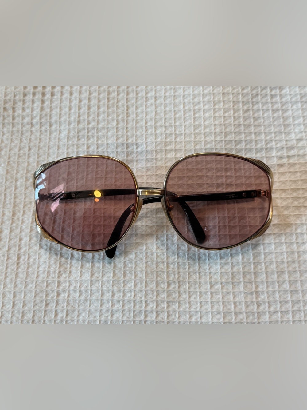 Vintage CD made Austria Women's Oversized Pink Lens Sunglasses